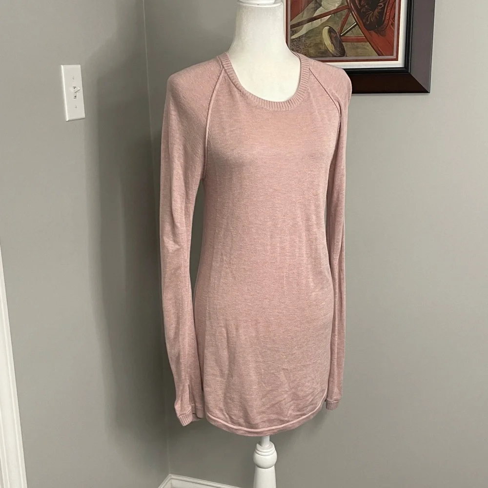 Women's Lululemon Hello Aloe Pullover Long Sleeve Sweater Pink Medium 6/8 - Picture 4 of 11